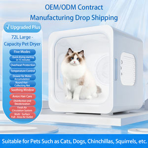 Essiccatore per animali domestici intelligente automatico da 72l essiccatore per capelli per cani da gatto con termostato per bagni - Product Image 3