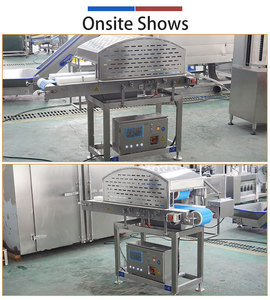High Capacity Horizontal Zucchini <b>Cutter</b> <b>Machine</b> Single Channel Vegetable Sectioning <b>Machine</b> for Food Processing Factory - Product Image 5