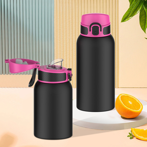 2025 High Quality Double Walled Stainless Steel Insulated Portable Hoop Customized Sports Thermal Vacuum Flask - Product Image 4