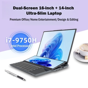 Portátil Ligero de Doble Pantalla de 16'' + 14'' Pulgadas IPS Metal I7 <span class=keywords><strong>para</strong></span> Estudiantes, Trabajo de Oficina, Negocios y Diseño Creativo - Product Image 2