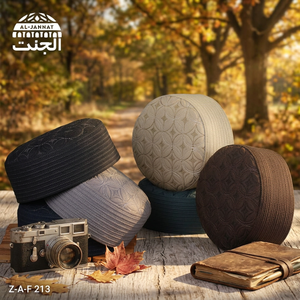 Gorros de Oración Musulmanes al por Mayor, Gorros Kufi para Hombre, Gorros Namaz Transpirables para Hombre, Gorro Kufi Musulmán, Gorros Kufi para Hombre - Product Image 3