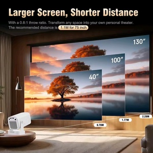 Dazzler nuevo lanzamiento HY260 Pro HY310 portátil 1080P HD Video proyector para teléfono al aire libre Mini proyector con <span class=keywords><strong>WiFi</strong></span> <span class=keywords><strong>Bluetooth</strong></span> - Product Image 4