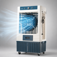 Refroidisseur d'air pour atelier d'impression textile, réservoir d'eau 140L, humidification et refroidissement 380W, OEM ODM CE CB, vente en gros en vrac
