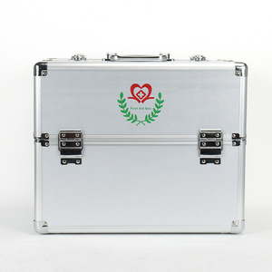Boîte médicale portable à double ouverture de 18 pouces, grande boîte à médicaments familiale de 14 pouces, boîte à médicaments d'urgence multi-couches de 16 pouces - Product Image 1