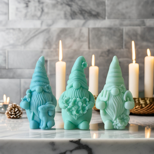J10-315 Christmas Oldman Aroma <b>Candle</b> Silicone <b>Mold</b> DIY Faceless Dwarf Plaster Ornaments Decorations Abrasives - Product Image 2