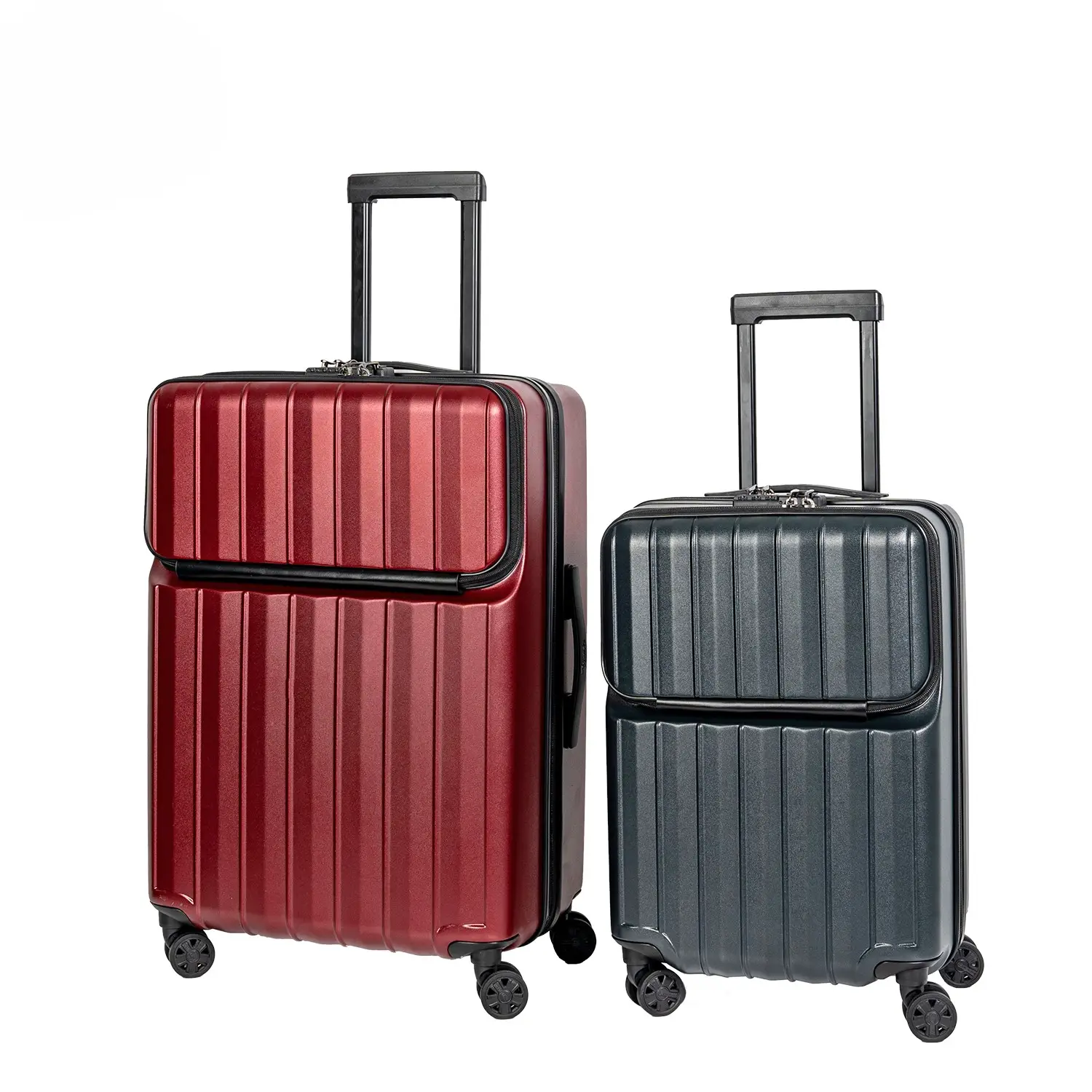 Bolsa para laptop com tendência de vendas, bolsa de mão para bagagem de mão frontal aberta para laptop, bolsa de viagem
