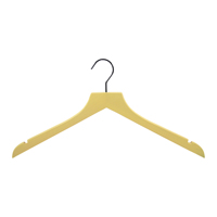 22 ans de fabrication de cintres en bois Logo personnalisable Store-Friendly