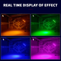 Mât d'éclairage de banquet populaire à batterie, barre LED RGBWA+UV, DMX sans fil, application pour table, mariage, événement, fête, buffet, lumière de lavage