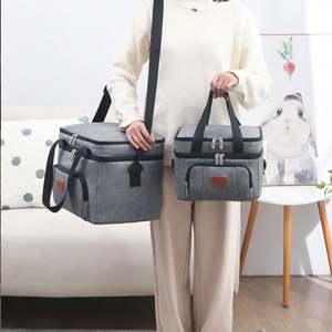 Sac à déjeuner portable personnalisé pour l'extérieur, grand sac isotherme portable, sac isotherme réutilisable pour les voyages - Product Image 6