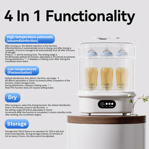 New <b>Baby</b> <b>Bottle</b> Sterilizer Steam Mode Large Capacity with Drying & Warming - Product Image 2