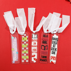 Marcapáginas de Cinta Acrílica Estilo <span class=keywords><strong>Instagram</strong></span>, Marcapáginas Promocionales con Colgantes de Cinta, Venta Caliente - Product Image 3