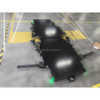 Robot AGV CE entièrement électrique robuste pour le déplacement de véhicules, avec navigation laser SLAM, commande à distance et application, pour le levage, le transfert et le stationnement de voitures