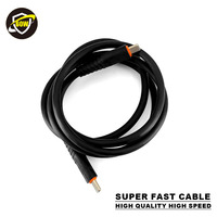 Câble de Charge rapide en Silicone liquide antigel 1M à faible quantité minimale de commande 3A câble de données d'éclairage USB noir blanc à 8 broches pour iPhone