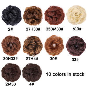 AliLeader – <span class=keywords><strong>Chignon</strong></span> synthétique bouclé pour femmes, accessoire de cheveux de mariage, <span class=keywords><strong>Chignon</strong></span> Donut, Offre Spéciale - Product Image 5