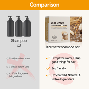 Savon Solide Nettoyant Artisanal au <span class=keywords><strong>Riz</strong></span> pour <span class=keywords><strong>Cheveux</strong></span> – Shampooing Contrôle Sébum et Soin Capillaire à l'<span class=keywords><strong>Eau</strong></span> <span class=keywords><strong>de</strong></span> <span class=keywords><strong>Riz</strong></span> - Product Image 6