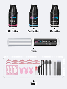 Solution professionnelle de rehaussement de cils <span class=keywords><strong>semi</strong></span>-<span class=keywords><strong>permanent</strong></span> coréen pour salon, kit de rehaussement de cils en gros avec marque privée, kit de rehaussement de cils à la kératine - Product Image 2