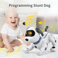 Juguete interactivo con control remoto para perros, truco de programación eléctrica, animales inteligentes, baile, venta al por mayor, perro Robot, simular mascota inteligente