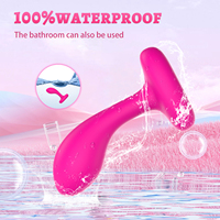 Jouet anal en silicone liquide résistant avec 10 modes de vibration, étanche IPX6, contrôle par application/télécommande, vente en gros