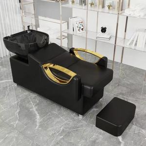 Fauteuil de lavage professionnel pour salon de coiffure avec bac intégré - Product Image 1