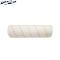 Rouleau de peinture en tissu polyester de 230 mm (9 pouces) avec poils de 12 mm et trous de 38 mm, pour cadre à dégagement rapide, idéal pour cage à oiseaux, bricolage et usage industriel