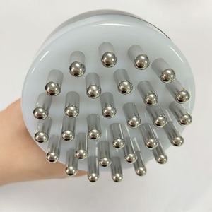 Accesorios para masajeador bioeléctrico, cepillo meridianal con mango y púas metálicas para terapia de masaje Gua Sha - Product Image 2