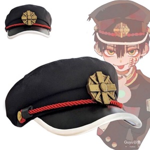 Casquette 6 panneaux Anime Ground-bound Boy <span class=keywords><strong>Hanako</strong></span>-<span class=keywords><strong>kun</strong></span>, version originale Flower Lord, avec badge et pare-soleil, 48-50cm - Product Image 2