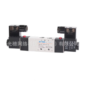 แอร์แทค 3 ตำแหน่ง 5 ทิศทางโซลินอยด์วาล์ว 4V230C 08 DC24V วาล์วนิวเมติกพร้อมขนาดพอร์ต 1/4 นิ้วสำหรับควบคุมแก๊ส - Product Image 1