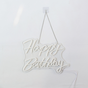 Wholesale Manufacturer Happy Birthday <b>LED</b> Neon Sign Custom Wedding Event Backdrop Decoration - Product Image 4
