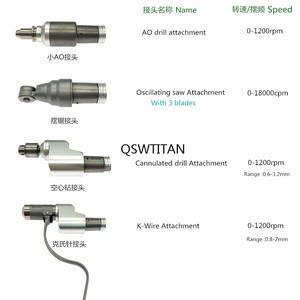 Mini multifunctionele boormachine Elektrische botboor Gecanuleerde boor Sagittale zaag Elektrisch gereedschap Veterinaire orthopedische instrumenten - Product Image 4