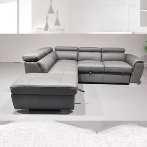 أثاث غرفة معيشة عصري ، طقم أسرة قابلة للتحويل مع مساحة تخزين أريكة مقطعية قابلة للسحب - Product Image 2