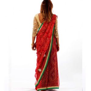 Neues Modell Damen Wolle Muslim Kleidung Sarees Indian Islamic Design Stoff für Kurti - Product Image 3