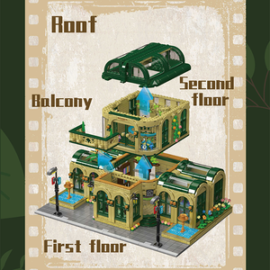 Moule <span class=keywords><strong>King</strong></span> 16057 Dôme Jardins Botaniques Jouets Compétition Modèle Street View Série Blocs de Construction Briques Cadeau de Noël - Product Image 5