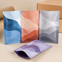 Sacs aveugles opaques imprimés sur mesure, pochettes à trois soudures latérales pour lots de récompenses scolaires, impression de logo abstrait moderne, vente en gros