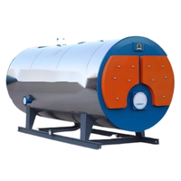 Caldera de Vapor Horizontal de Alta Presión de Gas Natural de 12 T/h, 8.4 MW, Automática, de Ahorro de Energía, para Uso Industrial a Gran Escala