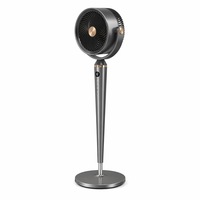 Ventilateur de circulation d'air électrique à affichage numérique LCD de qualité supérieure avec lame de 11 pouces, oscillant sur trépied, pour le bureau et la maison