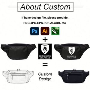 New Fashion Waterproof Oxford Waist <b>Bags</b> Multi-Pocket Fanny Pack Custom logo Outdoor Travel Zippered Shoulder <b>Bag</b> for Men - Product Image 3