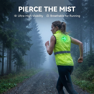 <span class=keywords><strong>Gilet</strong></span> réfléchissant LED personnalisé avec lumières clignotantes, sangle de sécurité élastique réglable haute visibilité pour les coureurs, le cyclisme, la circulation et le travail - Product Image 3