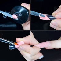 CANNI Gel À Ongles Conseils 100 pièces/boîte Venalisa Nail Art Gelée Épaisse Acrylique Ongles Prolonger Poly Gel Utilisé En Plastique Faux Cristal Conseils