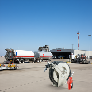 Avvolgitubo Carburante 3/4 Pollici X 50 Piedi, Resistente, in Acciaio al Carbonio e Gomma NBR, per Uso Aeronautico e Camion - Product Image 2