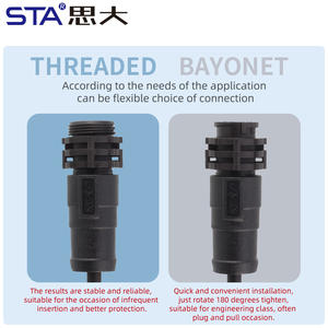 E10 IP67 Wasserdichter Außengewinde mit Außengewinde, gerader Stecker, install ierbarer Stecker 2 3 4 5 6 7 8 10 12-polig - Product Image 4