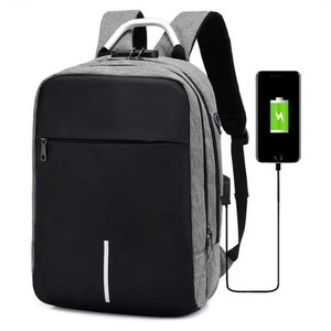 Sac à dos intelligent pour homme, anti-vol, réfléchissant, avec logo, pour ordinateur portable 17,4 pouces, en tissu Oxford, avec port USB de charge, échantillon gratuit. - Product Image 3