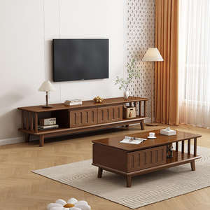 Mueble de <span class=keywords><strong>TV</strong></span> Moderno de Fábrica China, Mueble de <span class=keywords><strong>TV</strong></span> de Madera para Sala de Estar, Juego de Mesa de Centro - Product Image 2