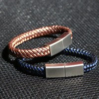 Flashdisk Gelang Kulit OEM dengan Logo Laser 8gb/16gb/32gb/64gb/128gb