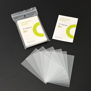 Film plastique haute transparence pour cartes d'idols - 20-Silk 0,1 mm - Pochette CPP à bord plat - Rangement simple face - Product Image 4