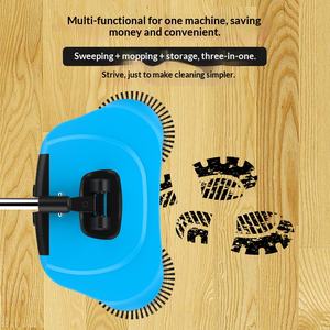 <span class=keywords><strong>Balai</strong></span> multifonctionnel en <span class=keywords><strong>microfibre</strong></span> Aurora Factories pour le nettoyage des sols à domicile, manche en acier inoxydable, tête de <span class=keywords><strong>balai</strong></span> en PP, manche <span class=keywords><strong>pliable</strong></span> - Product Image 4