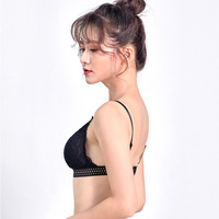 Soutien-gorge push-up en dentelle sexy pour femmes, sans armatures, lingerie sexy, soutien-gorge triangle doux pour femmes, vente en gros