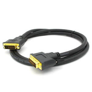 Câble adaptateur DVI vers DVI plaqué or Câble vidéo numérique DVI mâle vers mâle <span class=keywords><strong>pour</strong></span> jeux vidéo HDTV Ordinateur <span class=keywords><strong>portable</strong></span> <span class=keywords><strong>PC</strong></span> Projecteur <span class=keywords><strong>TV</strong></span> - Product Image 5