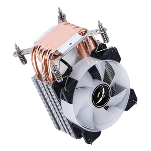 Qiuzaim Máy Tính Để Bàn 2/4/6 Ống Nhiệt Làm Mát Bằng Không Khí 1700 Tản Nhiệt <span class=keywords><strong>CPU</strong></span> Fan Chiếu Sáng 12 Thế Hệ Máy Tính 1150 Im Lặng 1155/I5/I7 - Product Image 5