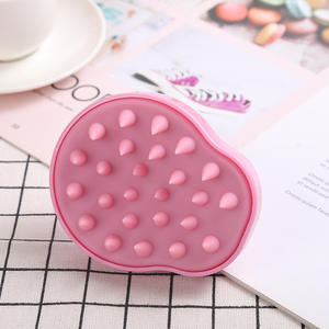 Brosse à shampooing en silicone en forme de gourde, massage du cuir chevelu, anti-démangeaisons, nettoyage du shampooing, peigne à cheveux antistatique, portable, pour faire pousser les cheveux, 4G - Product Image 3