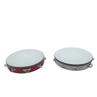 Set Drum Edukatif untuk Anak Balita, Alat Musik Bayi 7 in 1, Mainan Musik Montessori Prasekolah, Kit Tamborin Logam Kayu 15